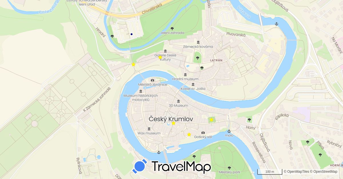 TravelMap itinerary: driving