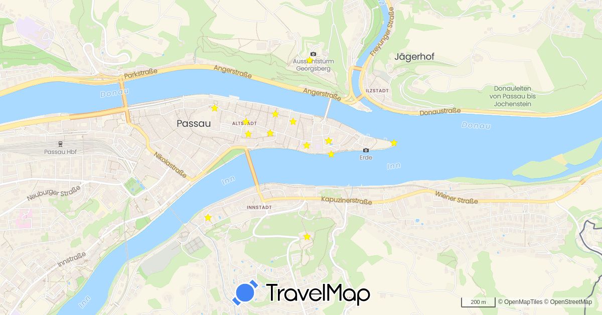 TravelMap itinerary: driving